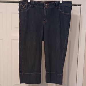 Venezia Midnight Blue Capri Jeans